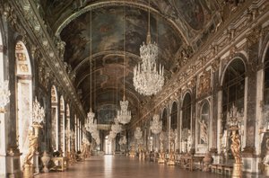 The Galerie des Glaces (Hall of Mirrors) by Jules Hardouin Mansart