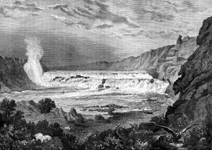 Grand Falls, Missouri River, USA