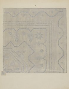 Candlewick Coverlet Woven, c. 1936 by Jules Lefevere