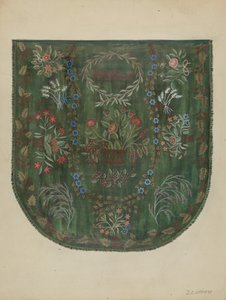 Embroidered Coverlet by Jules Lefevere