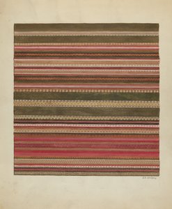 Handwoven Carpet by Jules Lefevere