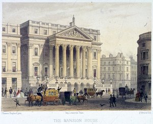 Mansion House Exterior, London