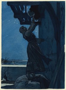 Illustration for memoirs of Casanova by Jules Marie Auguste Leroux