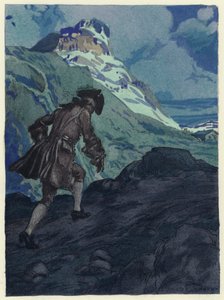 Illustration for memoirs of Casanova by Jules Marie Auguste Leroux