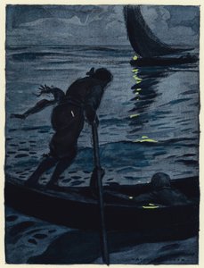 Illustration for memoirs of Casanova by Jules Marie Auguste Leroux