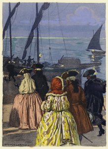 Illustration for Memoirs of Casanova by Jules Marie Auguste Leroux