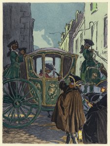 Illustration for Memoirs of Casanova by Jules Marie Auguste Leroux