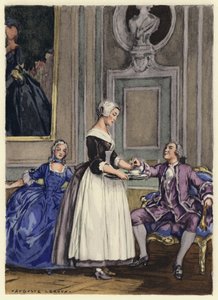 Illustration for Memoirs of Casanova by Jules Marie Auguste Leroux