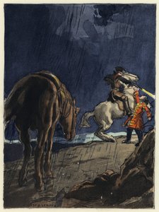 Illustration for Memoirs of Casanova by Jules Marie Auguste Leroux