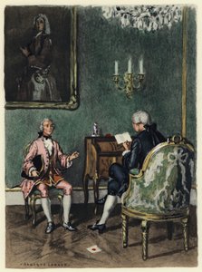 Illustration for Memoirs of Casanova by Jules Marie Auguste Leroux
