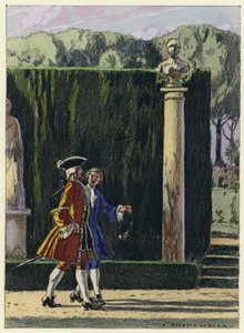 Illustration for Memoirs of Casanova by Jules Marie Auguste Leroux