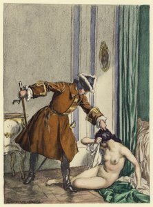 Illustration for Memoirs of Casanova by Jules Marie Auguste Leroux