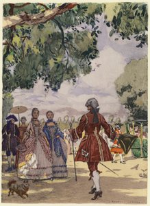 Illustration for Memoirs of Casanova by Jules Marie Auguste Leroux