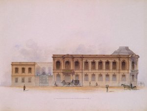 The Stroganov Palace in Saint Petersburg, 1863 by Jules Mayblum