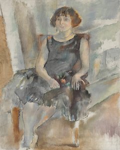 Brunette by Jules Pascin