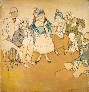 Personnages et Chiens, c.1906