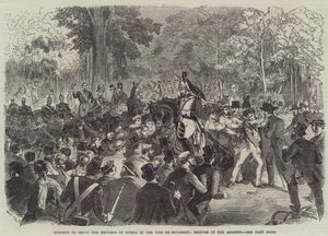 Attempt to Shoot the Emperor of Russia in the Bois de Boulogne, Seizure of the Assassin by Jules Pelcoq