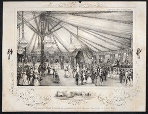 Festival at Tivoli for the Pensioners of the Former Civil List on June 3, 1840 by Jules Platier