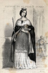 Portrait of Saint Elizabeth of Hungary by Jules and Raunheim Hermann David