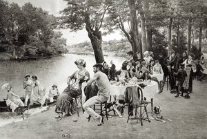 Scene on the Bank of the River Marne