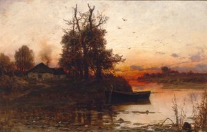 Evening Silence, 1894 by Juli Julievich Klever