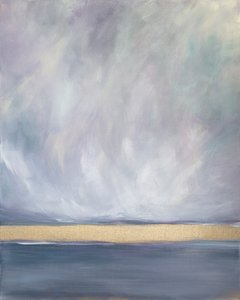 Peaceful Golden Horizon