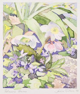 February Flowers by Julia Gibson