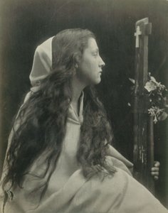 ("Lady with a crucifix") Mary Ann Hillier