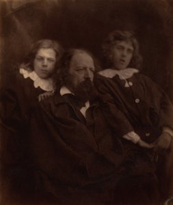 Alfred Tennyson with his Sons, 1865 by Julia Margaret Cameron