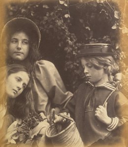 Elizabeth Keown, Kate Keown, and Freddy Gould by Julia Margaret Cameron