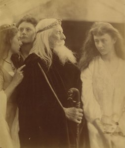King Lear Allotting His Kingdom to His Three Daughters