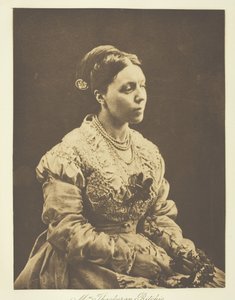 Mrs. Thackeray Ritchie, 1870 by Julia Margaret Cameron