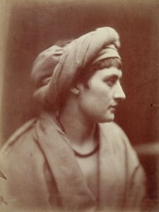 Portrait of a Woman with a Turban by Julia Margaret Cameron