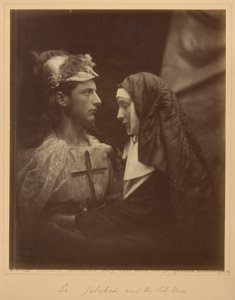 Sir Galahad and the Pale Nun by Julia Margaret Cameron