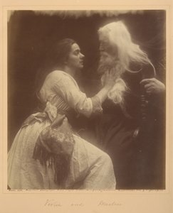 Vivien and Merlin by Julia Margaret Cameron