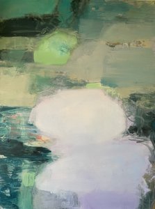 Abstract Green Serenity