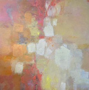 Warm Abstract Flow by Julia Purinton