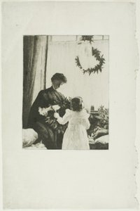 Christmas Greens by Julian Alden Weir