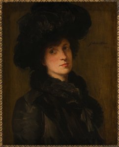Girl in Black by Julian Alden Weir