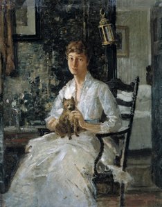 Portrait of a Lady with a Dog