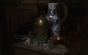 Still Life in the Studio by Julian Alden Weir