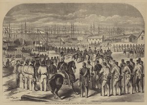 Embarkation of the Body of Lord Raglan at Victoria Pier, Kazatch Bay by Julian Portch