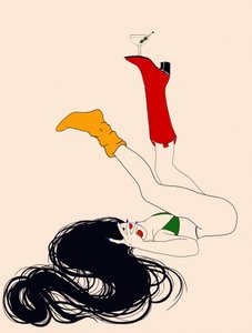 Upside Down Martini by Juliana Kokolari