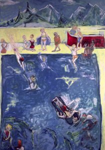 Swimmers in Wengen
