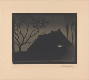 Winter Evening by Julie de Graag (signed by artist)