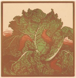 Three Slugs on a Cabbage by Julie de Graag