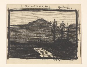 Landscape with Trees and Road by Julie de Graag