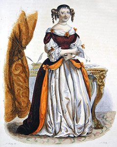 Portrait of Madame de Sevigne by Julien Leopold (after) Boilly