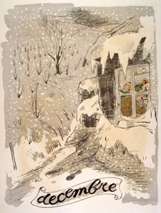 Humorous Wine Illustration 1946