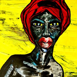 Expressive Black Woman